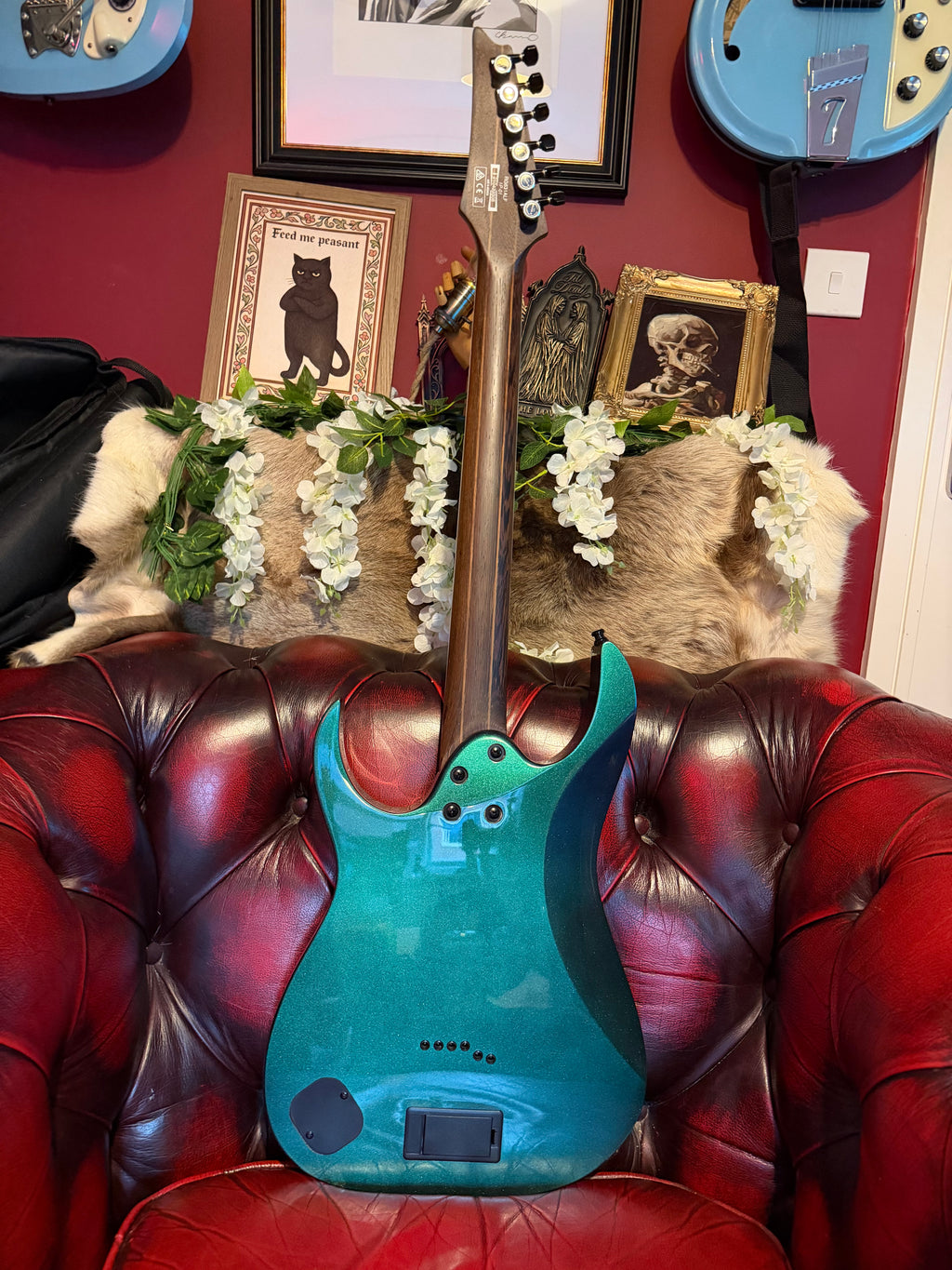 Mystique! - Ibanez RG631ALF Axion Label | Blue Chameleon
