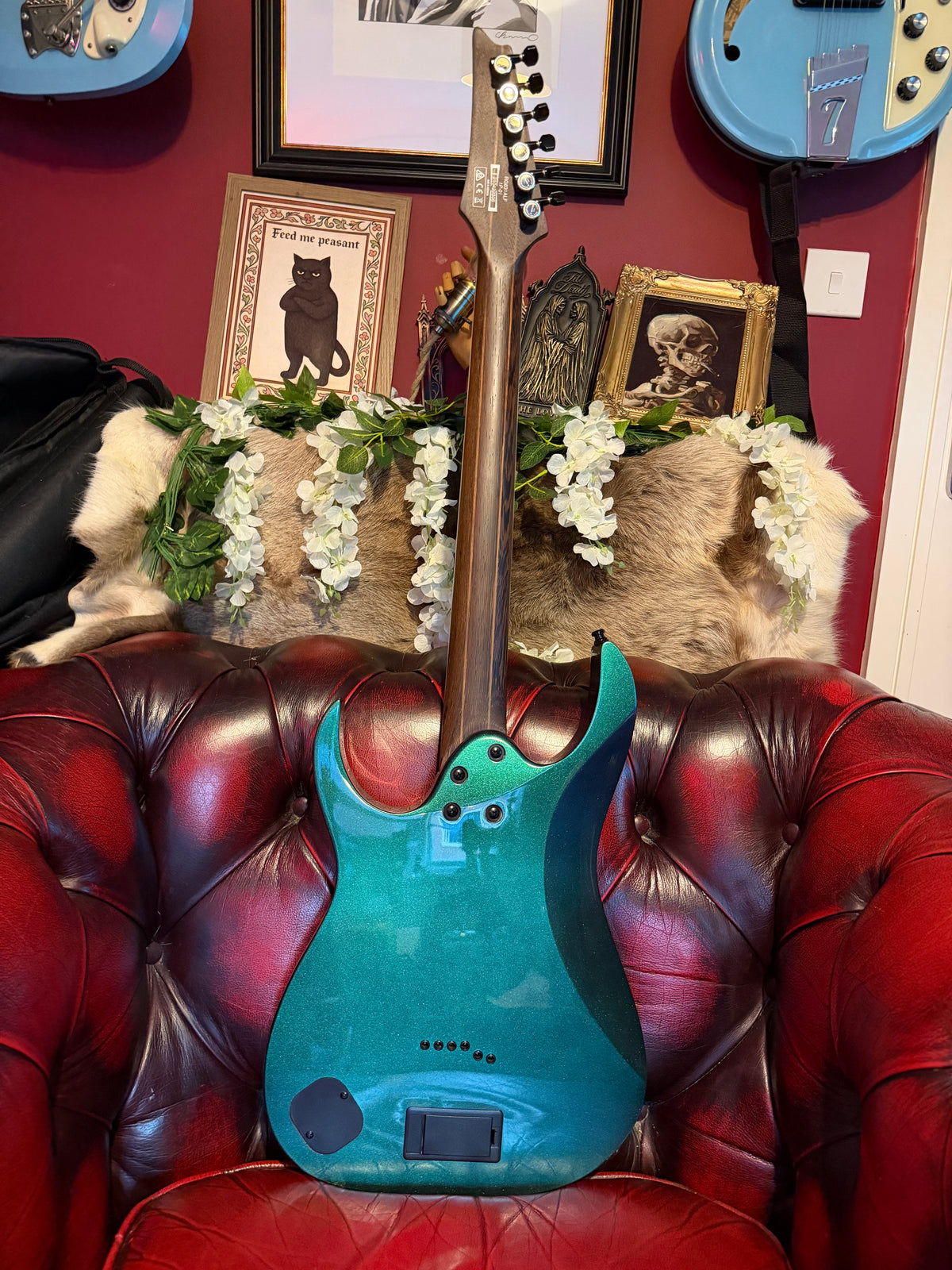 Mystique! - Ibanez RG631ALF Axion Label | Blue Chameleon