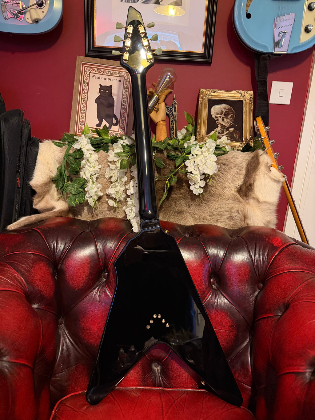 Bugsy! – 2012 Vintage V60 Flying V – Gloss Black