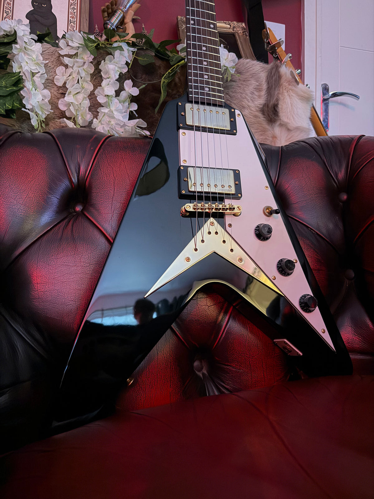 Bugsy! – 2012 Vintage V60 Flying V – Gloss Black
