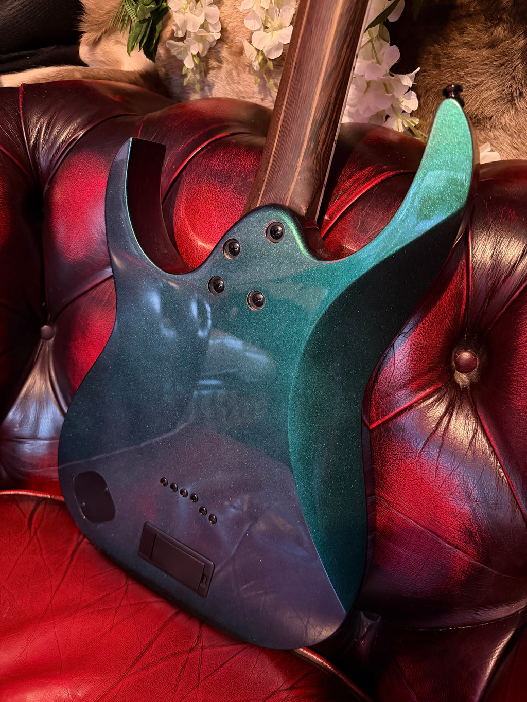 Mystique! - Ibanez RG631ALF Axion Label | Blue Chameleon