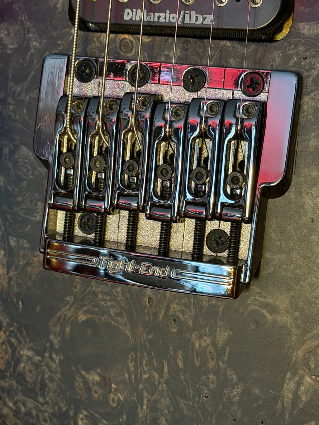 Nyx! - Ibanez RG921WBB Premium | Transparent Grey Flat | Buckeye Burl