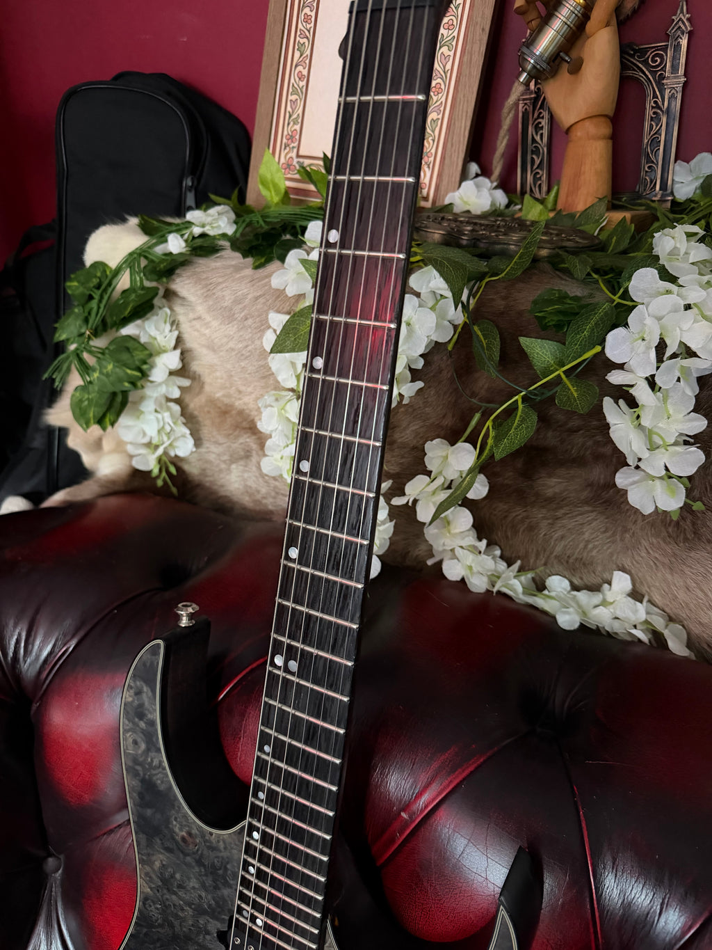 Nyx! - Ibanez RG921WBB Premium | Transparent Grey Flat | Buckeye Burl