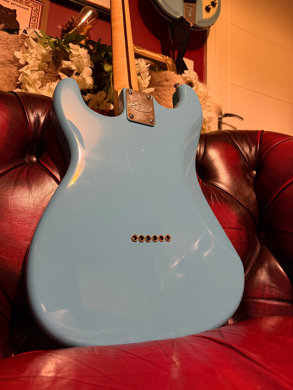 Josie! - Stagg Tom DeLonge-Inspired Strat-Style Electric Guitar | Blue