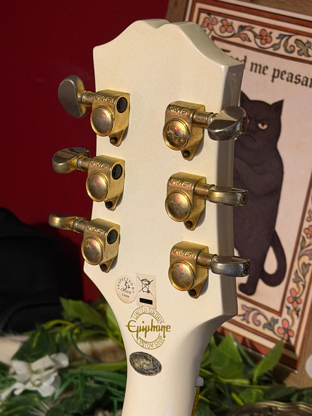Tallulah! - Epiphone Wildkat Royale | Pearl White | Bigsby B70 | Hard Case