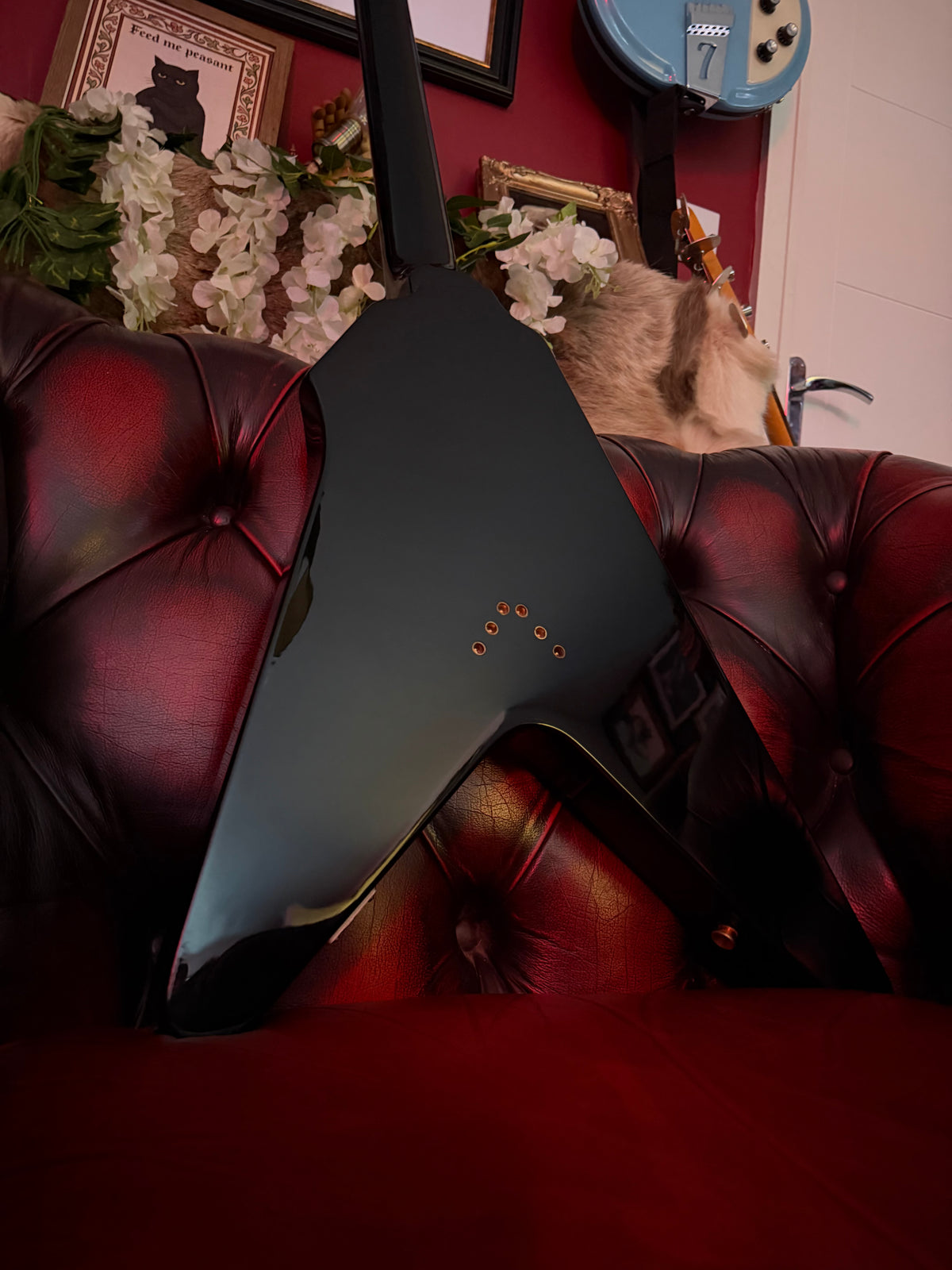 Bugsy! – 2012 Vintage V60 Flying V – Gloss Black