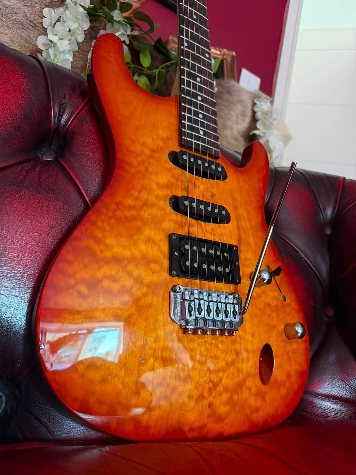 Ember! - Ibanez SA160QM - Amber Burst