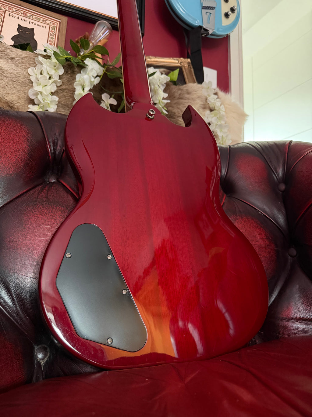 Carmella! - Vintage VS6 • Cherry Red • Wilkinson Hardware & Pickups