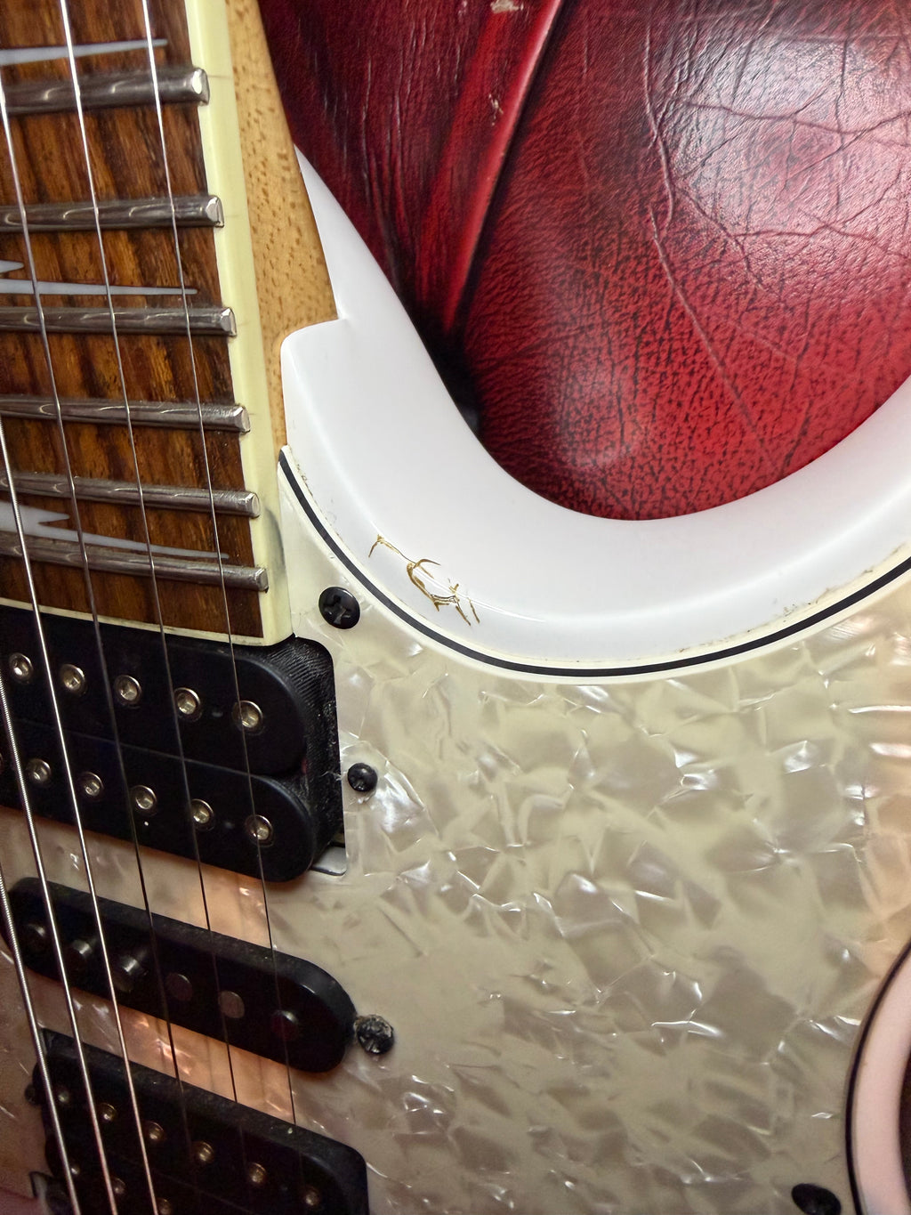 Saisei! - Ibanez RG350DXZ | 2015 | White | Kintsugi-Inspired Restoration