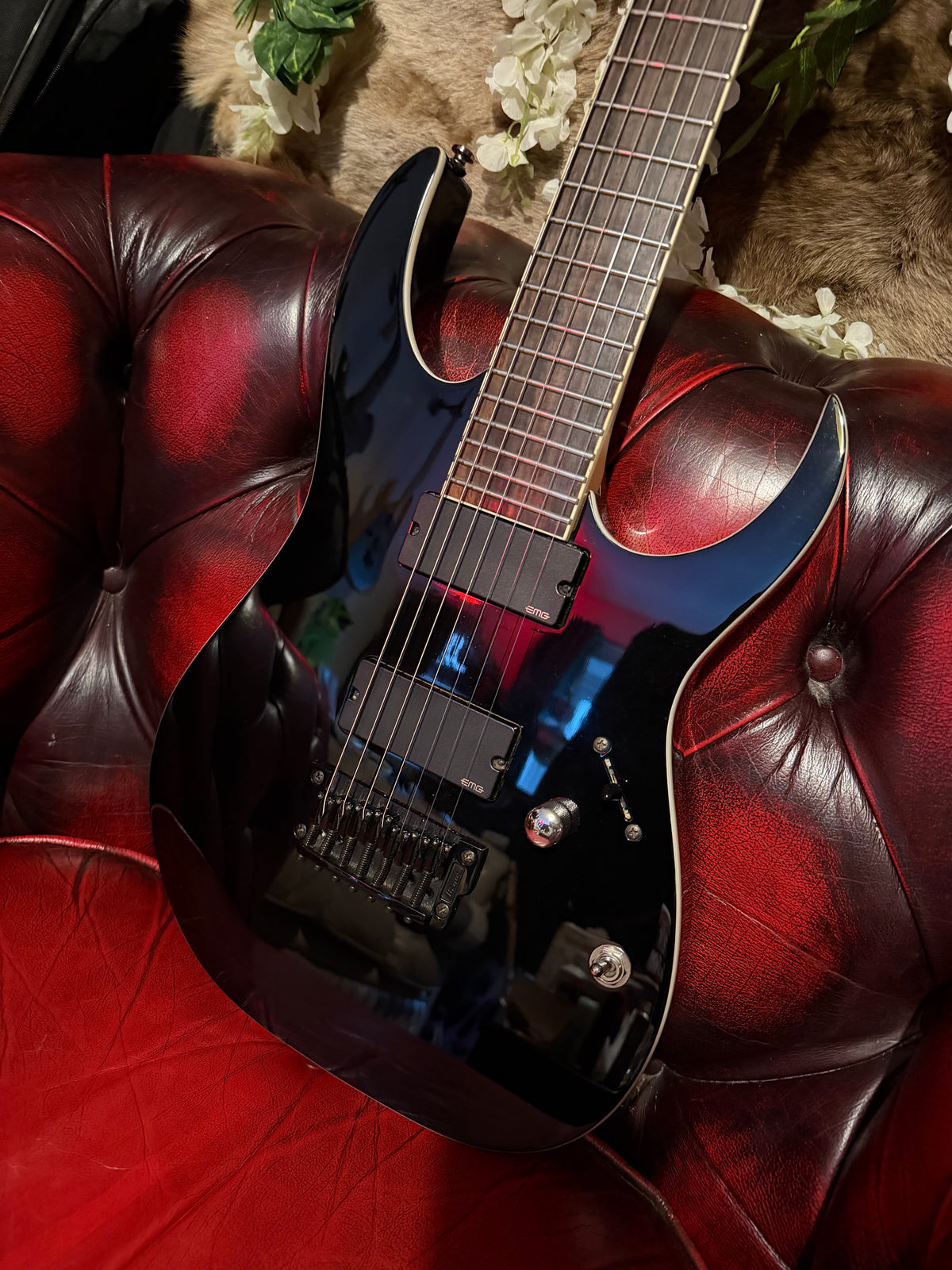 Hecate! - Ibanez RGIR27FE Iron Label 7-String, 2014, Black