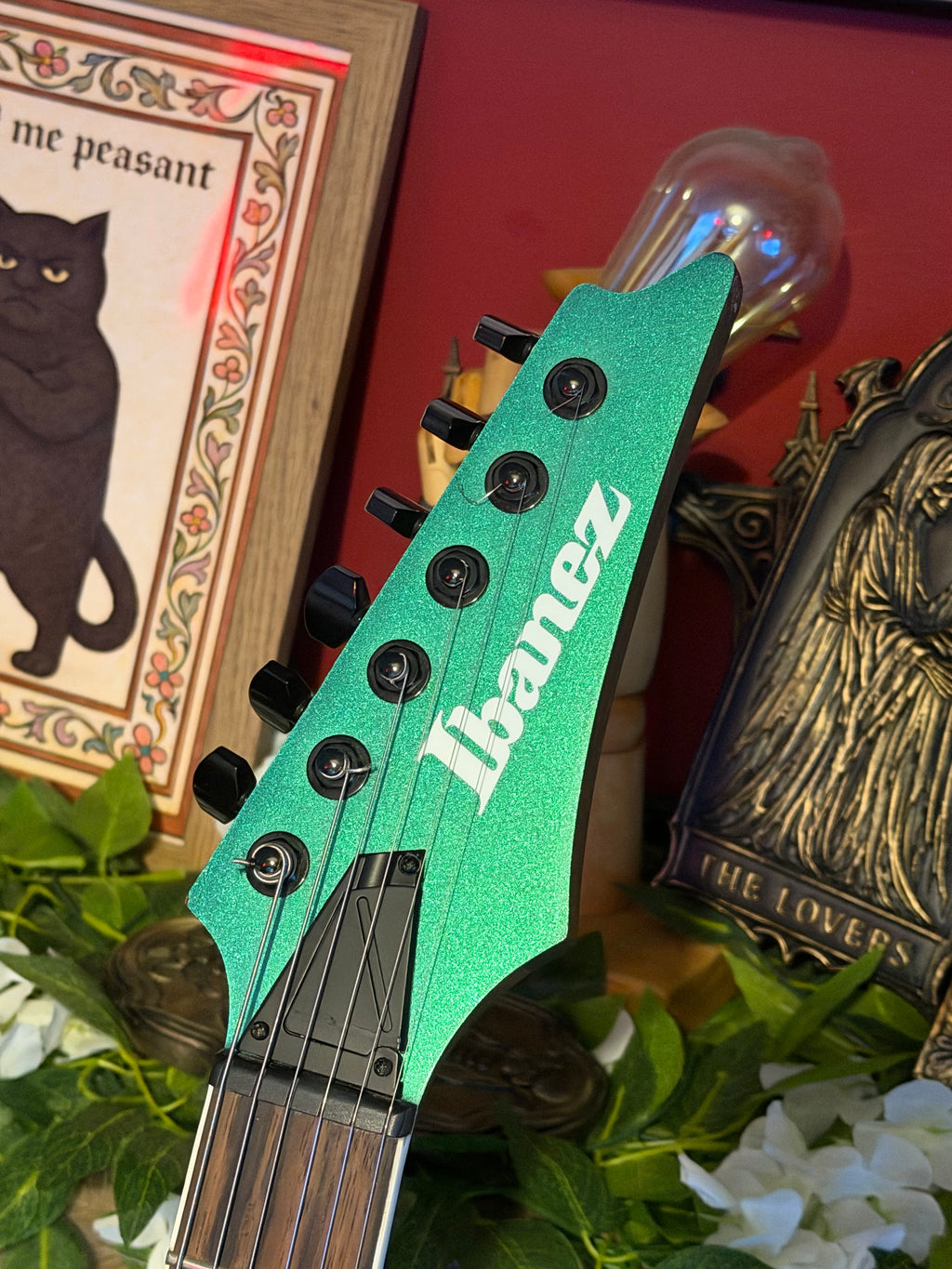 Mystique! - Ibanez RG631ALF Axion Label | Blue Chameleon