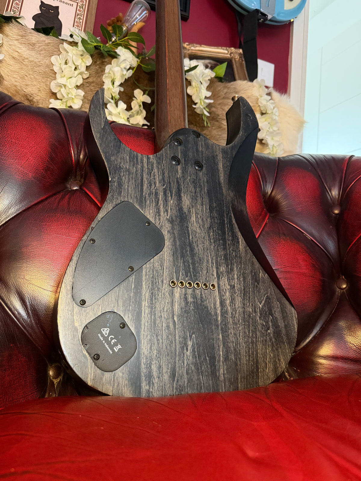 Nyx! - Ibanez RG921WBB Premium | Transparent Grey Flat | Buckeye Burl