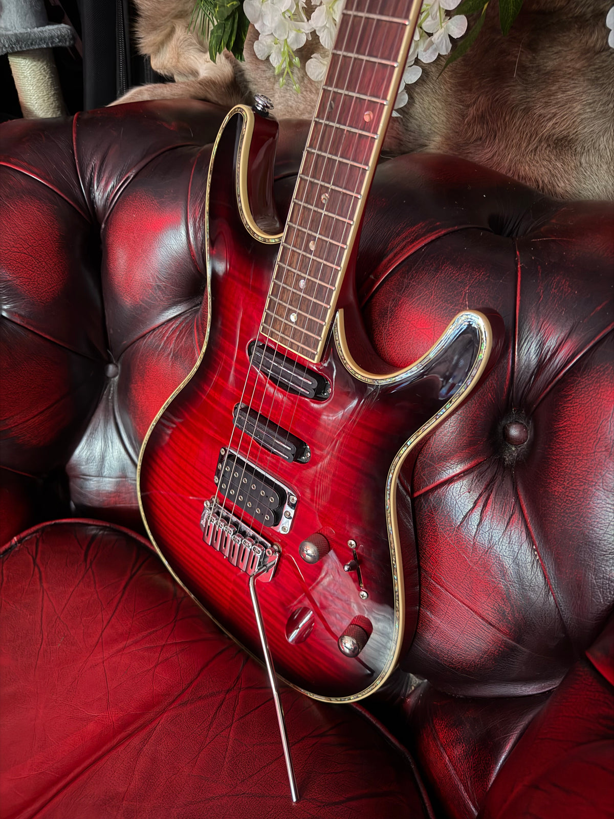 Rebel! – 2006 Ibanez SAS36FM – Korean – Upgraded Rail Humbuckers