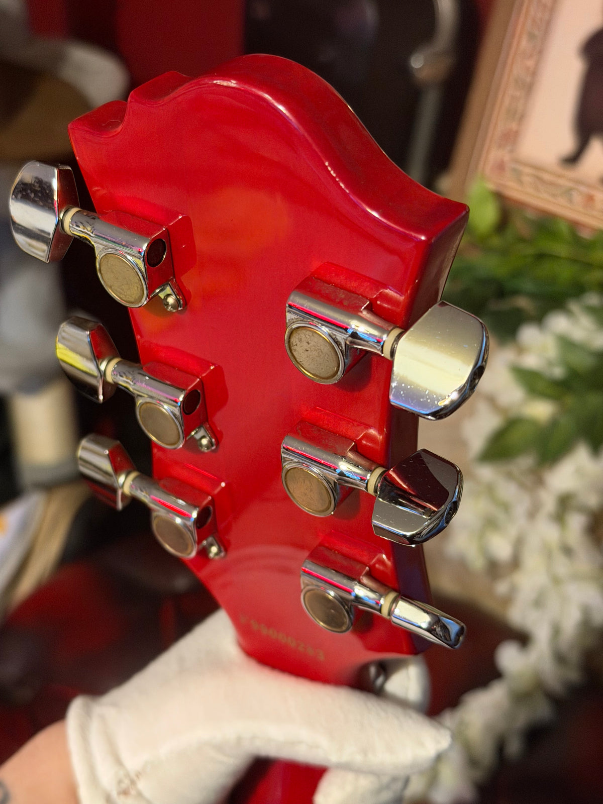 Scarlet! - B.C. Rich Mockingbird NJ Neck-Thru c.1999–2002 Transparent Red