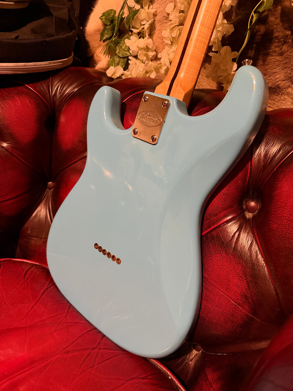 Josie! - Stagg Tom DeLonge-Inspired Strat-Style Electric Guitar | Blue