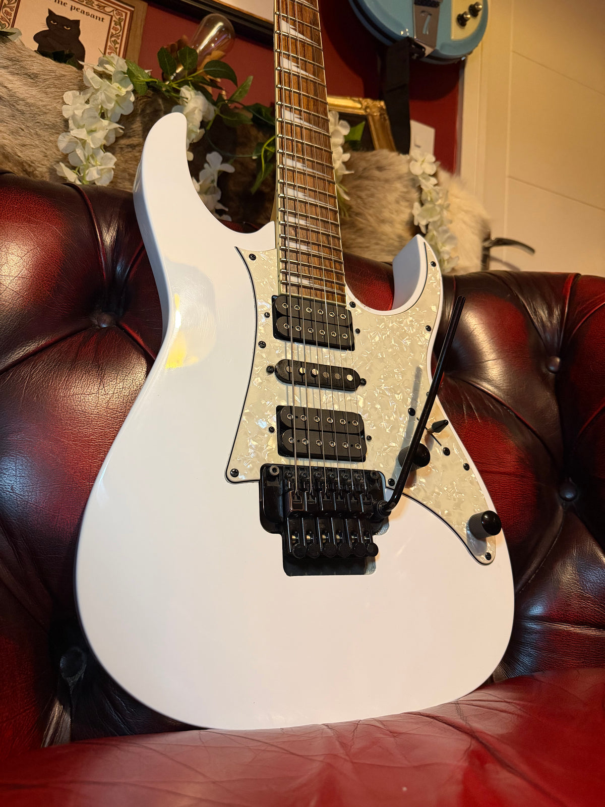Saisei! - Ibanez RG350DXZ | 2015 | White | Kintsugi-Inspired Restoration