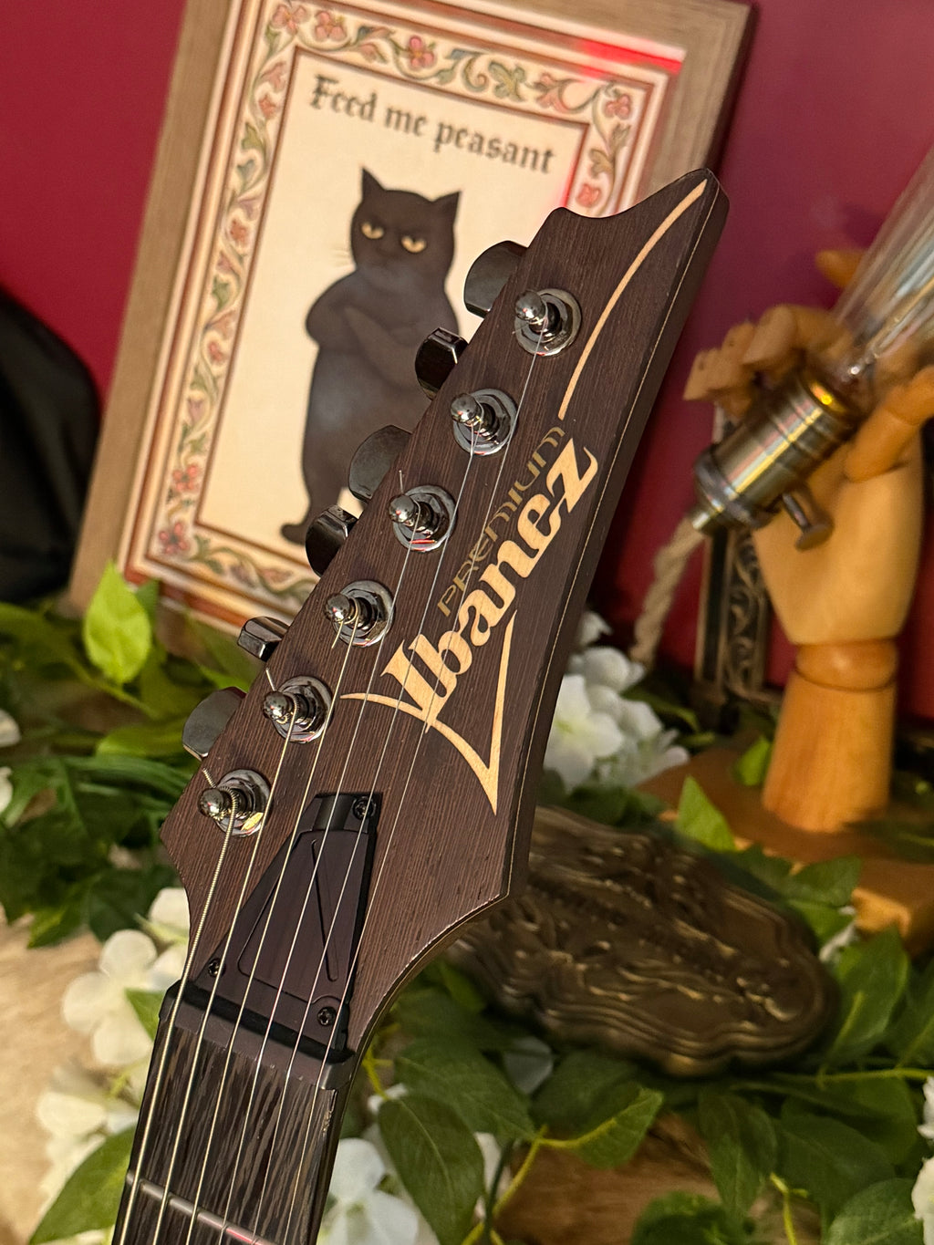 Nyx! - Ibanez RG921WBB Premium | Transparent Grey Flat | Buckeye Burl