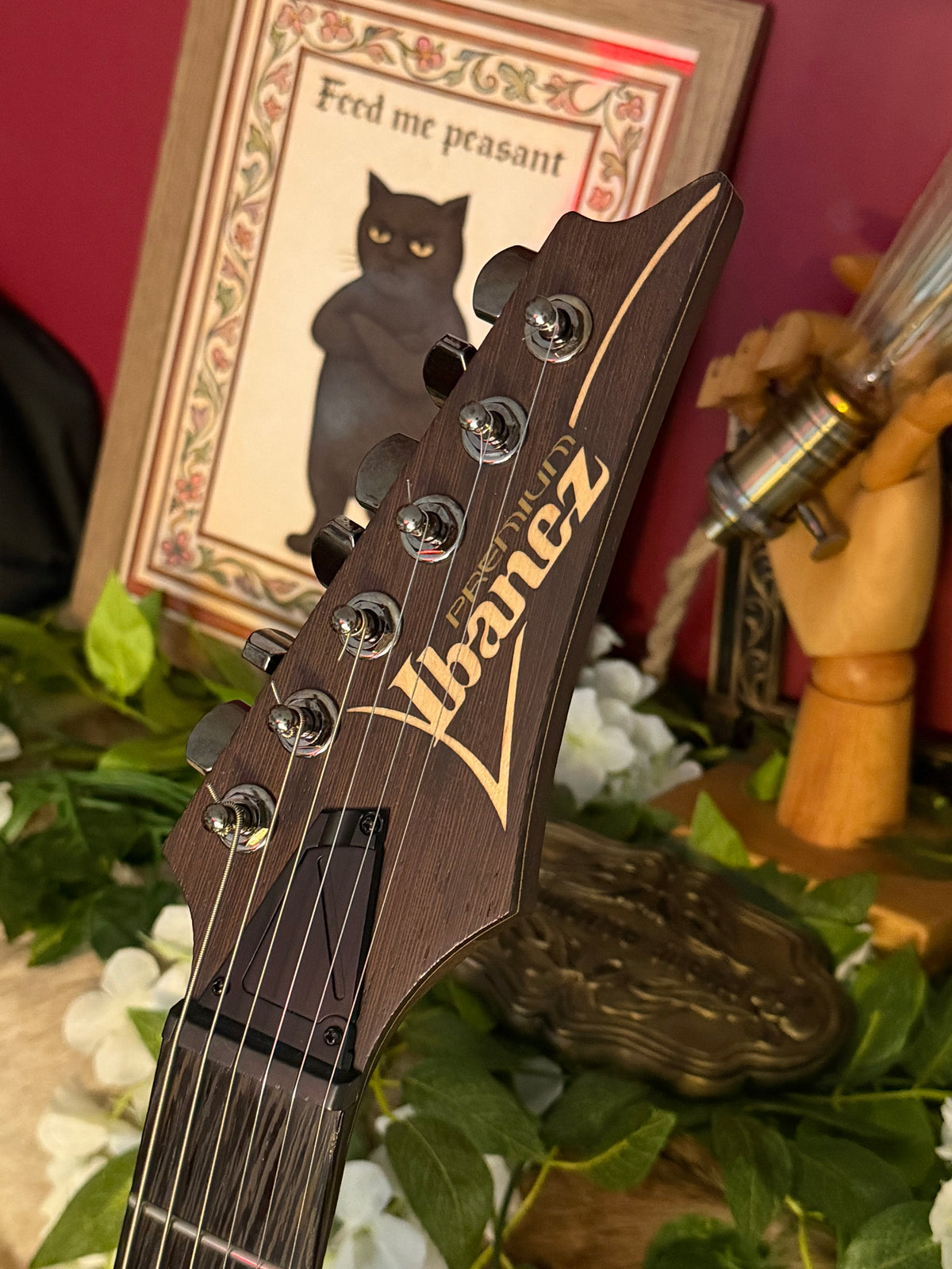 Nyx! - Ibanez RG921WBB Premium | Transparent Grey Flat | Buckeye Burl