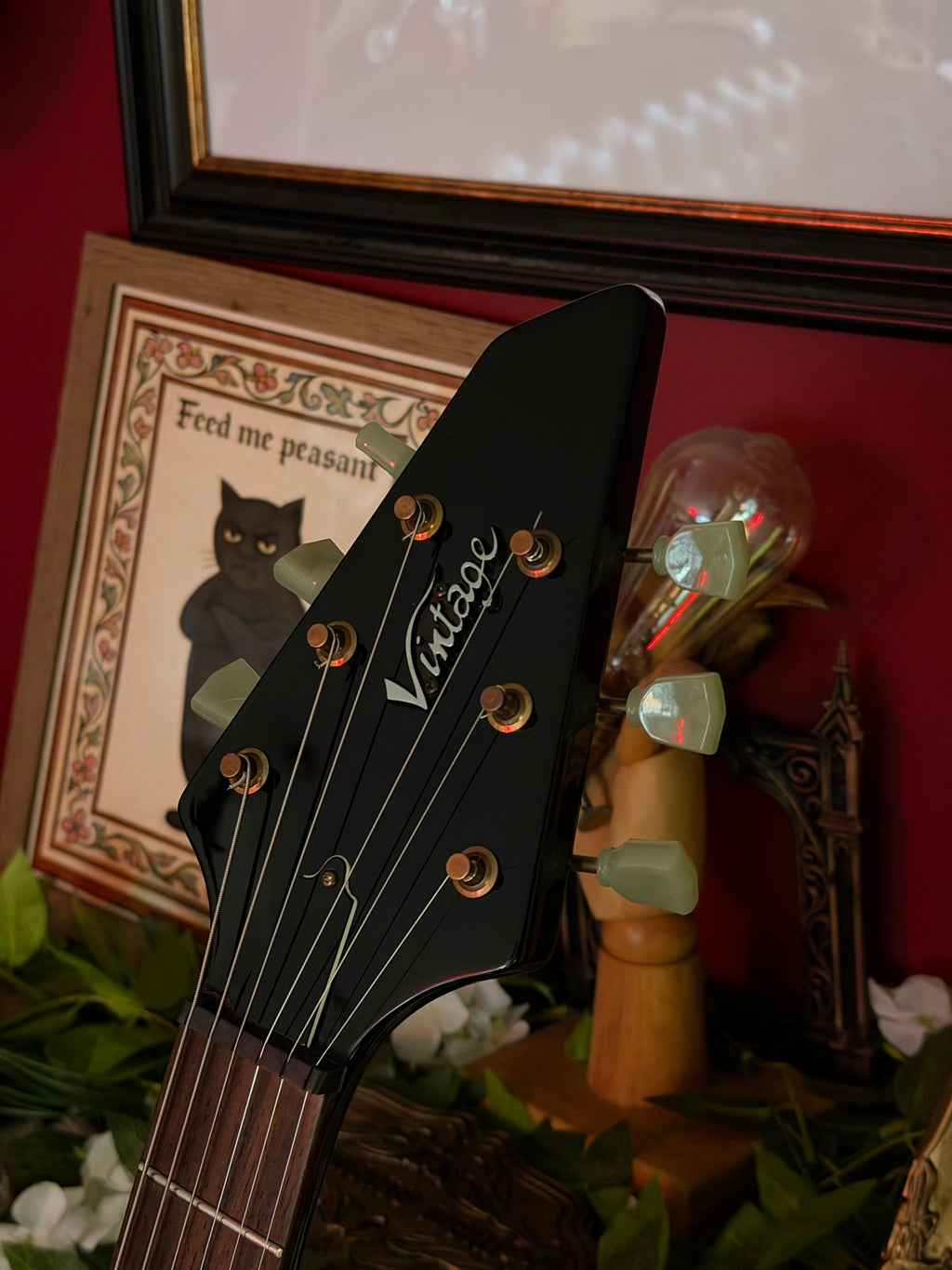 Bugsy! – 2012 Vintage V60 Flying V – Gloss Black