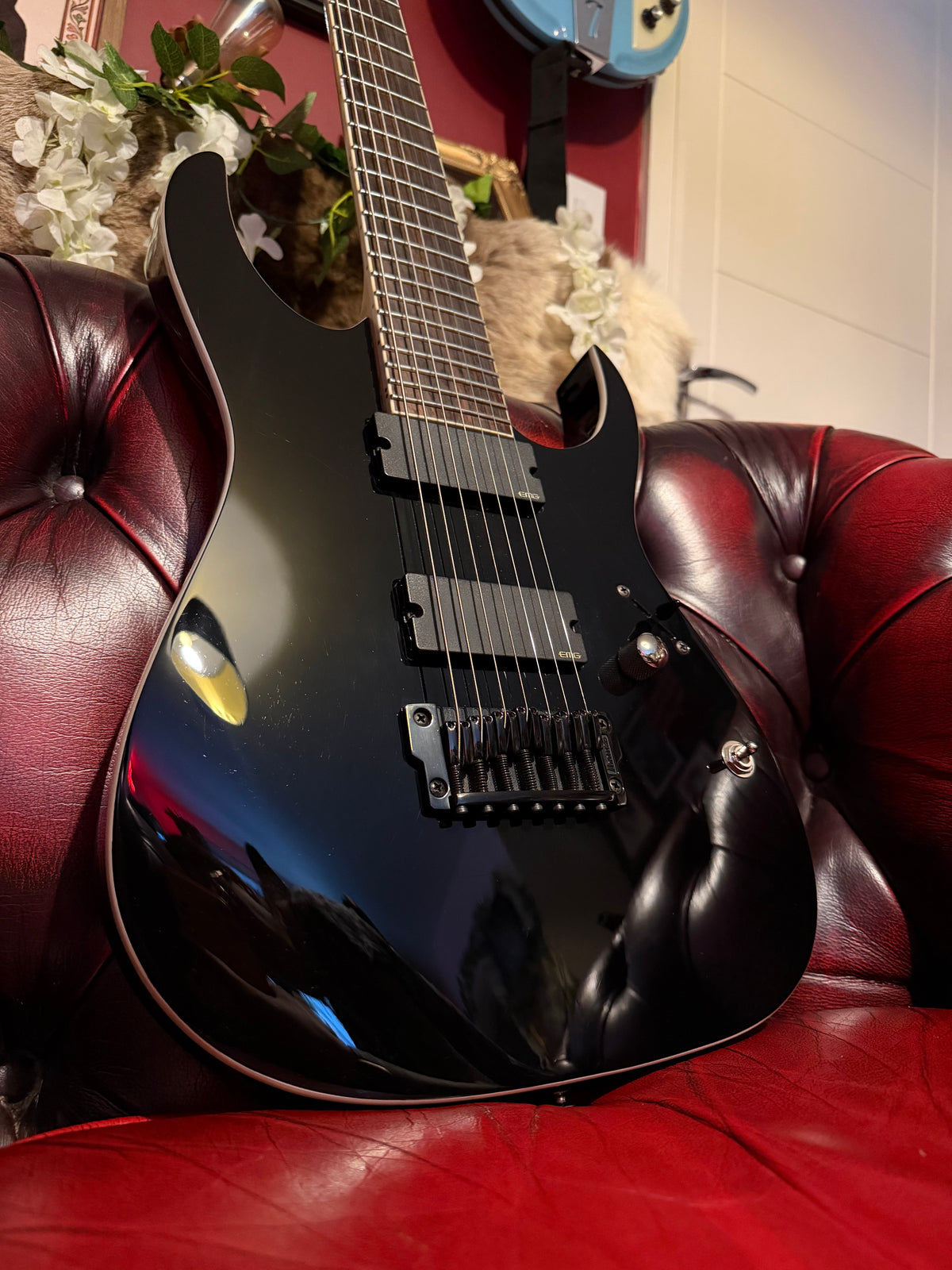 Hecate! - Ibanez RGIR27FE Iron Label 7-String, 2014, Black