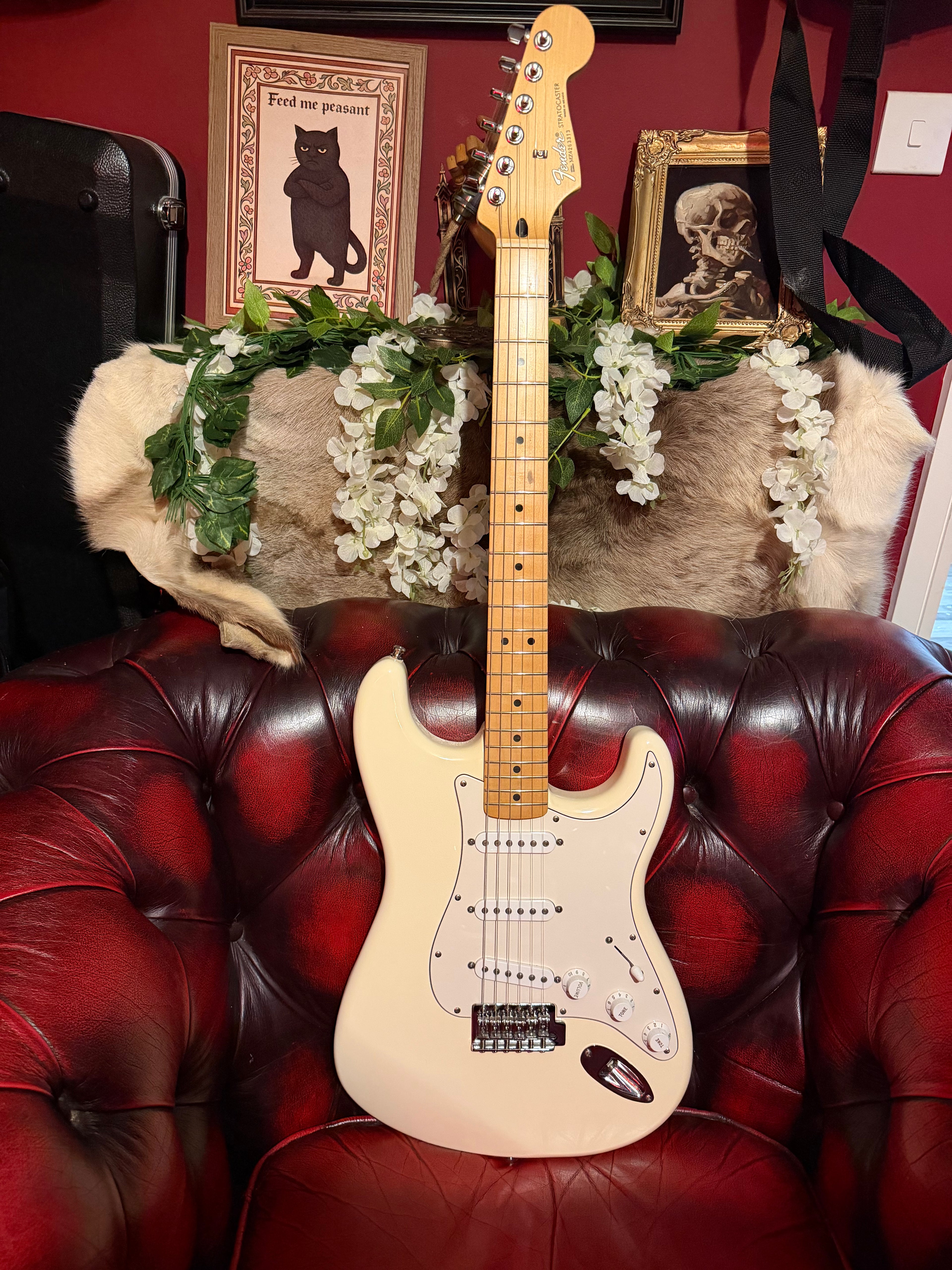 Pearl! – Fender Standard Stratocaster 2004, Arctic White