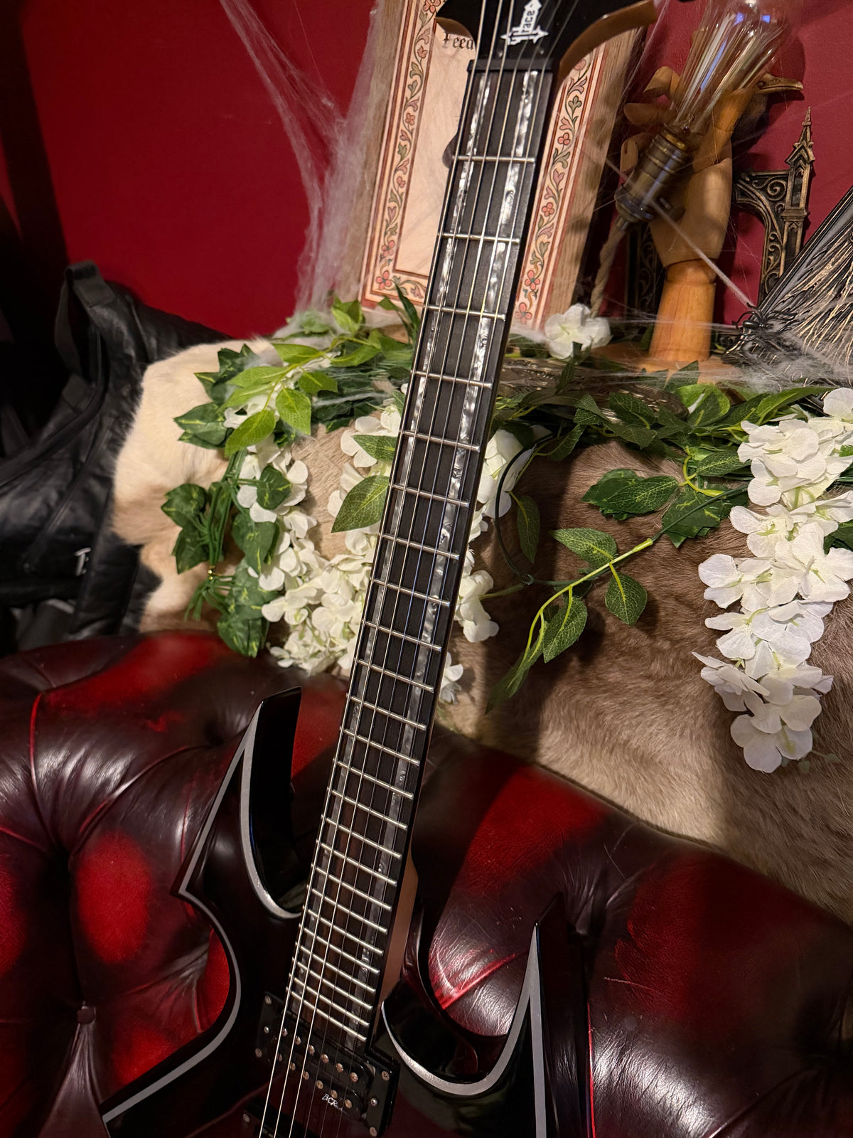 Malice! - B.C. Rich Warbeast Trace – Onyx Black &amp; Silver – Circa 2010