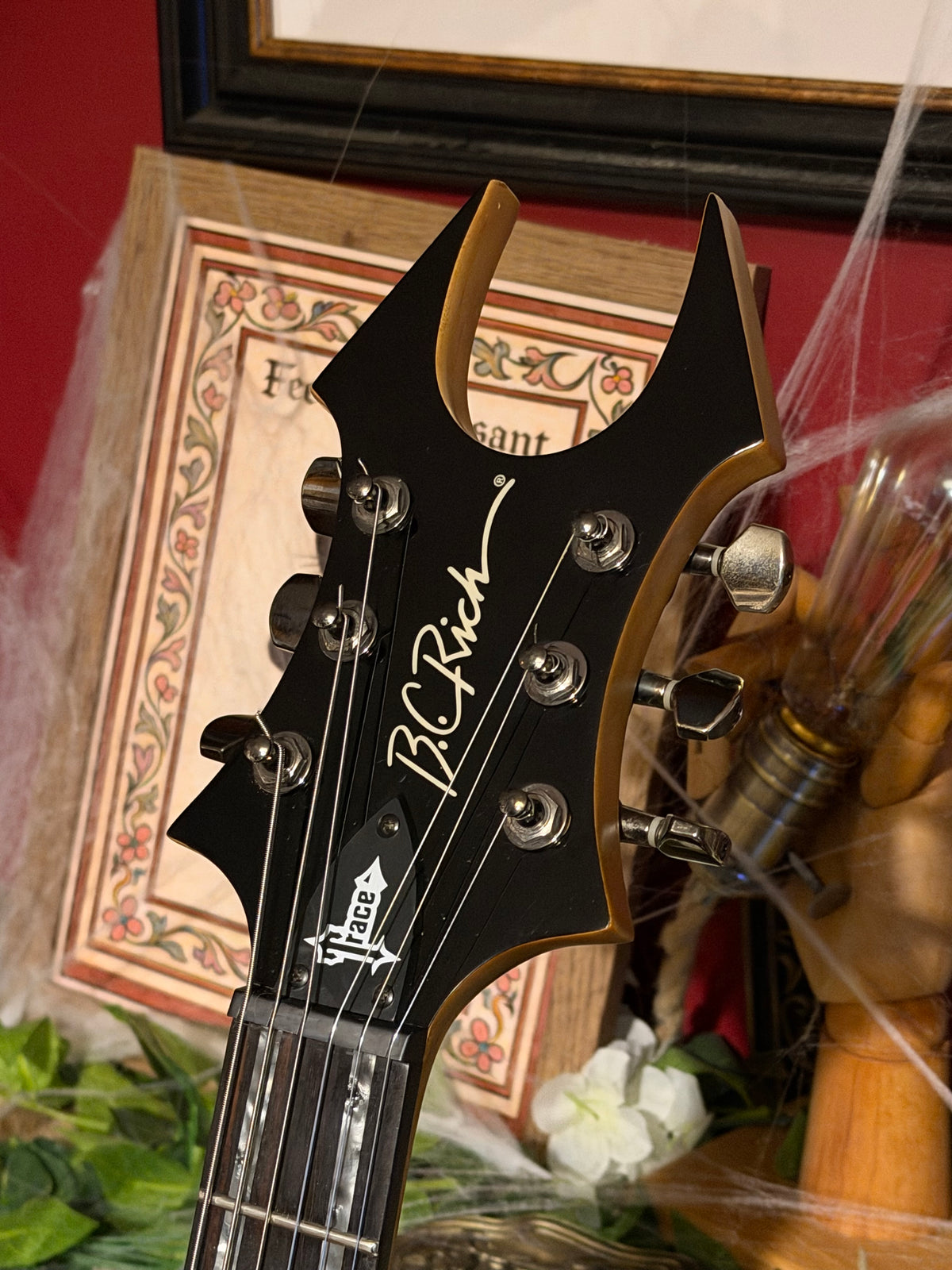 Malice! - B.C. Rich Warbeast Trace – Onyx Black &amp; Silver – Circa 2010