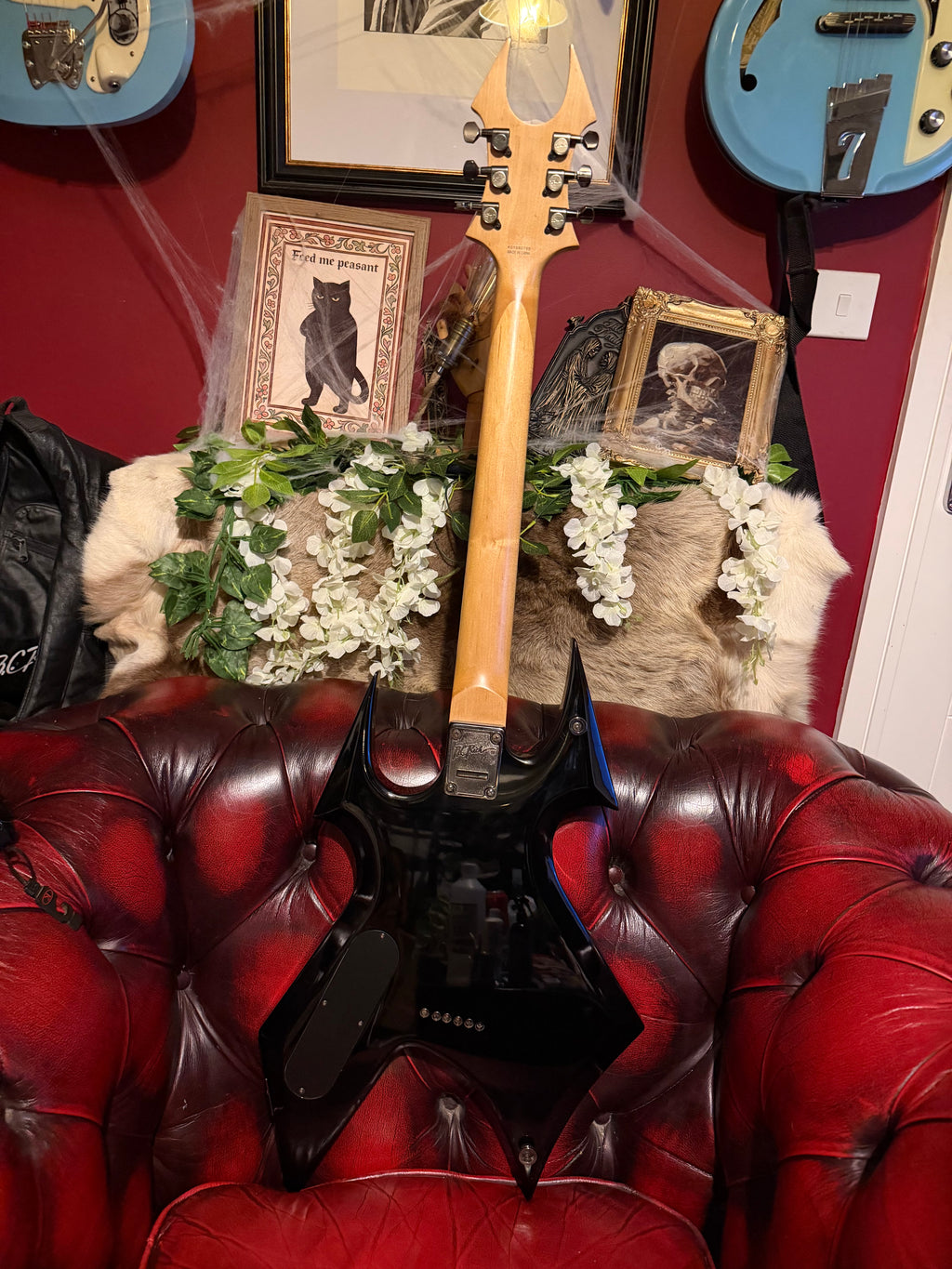 Malice! - B.C. Rich Warbeast Trace – Onyx Black &amp; Silver – Circa 2010