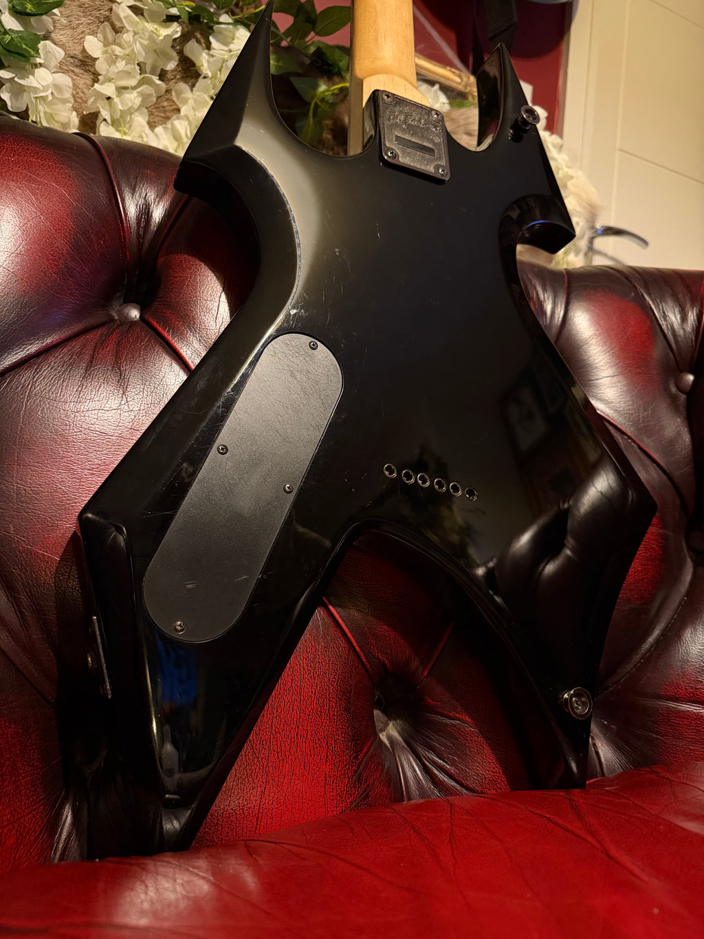 Malice! - B.C. Rich Warbeast Trace – Onyx Black &amp; Silver – Circa 2010