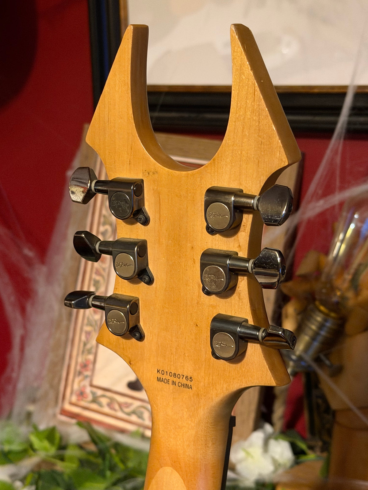 Malice! - B.C. Rich Warbeast Trace – Onyx Black &amp; Silver – Circa 2010