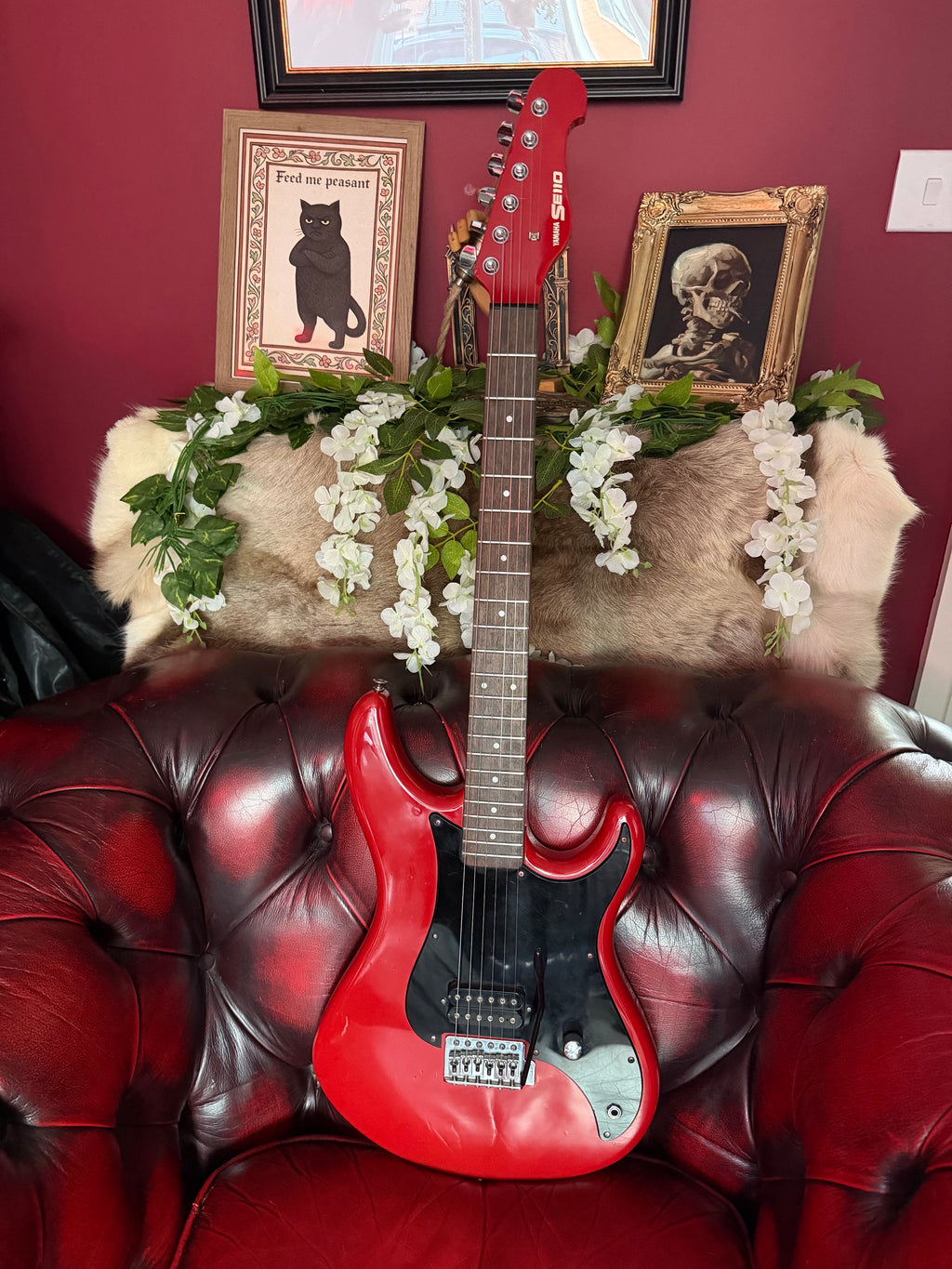 Vinnie! - Yamaha SE110, 1986 Early Production Made in Taiwan, Candy Apple Red