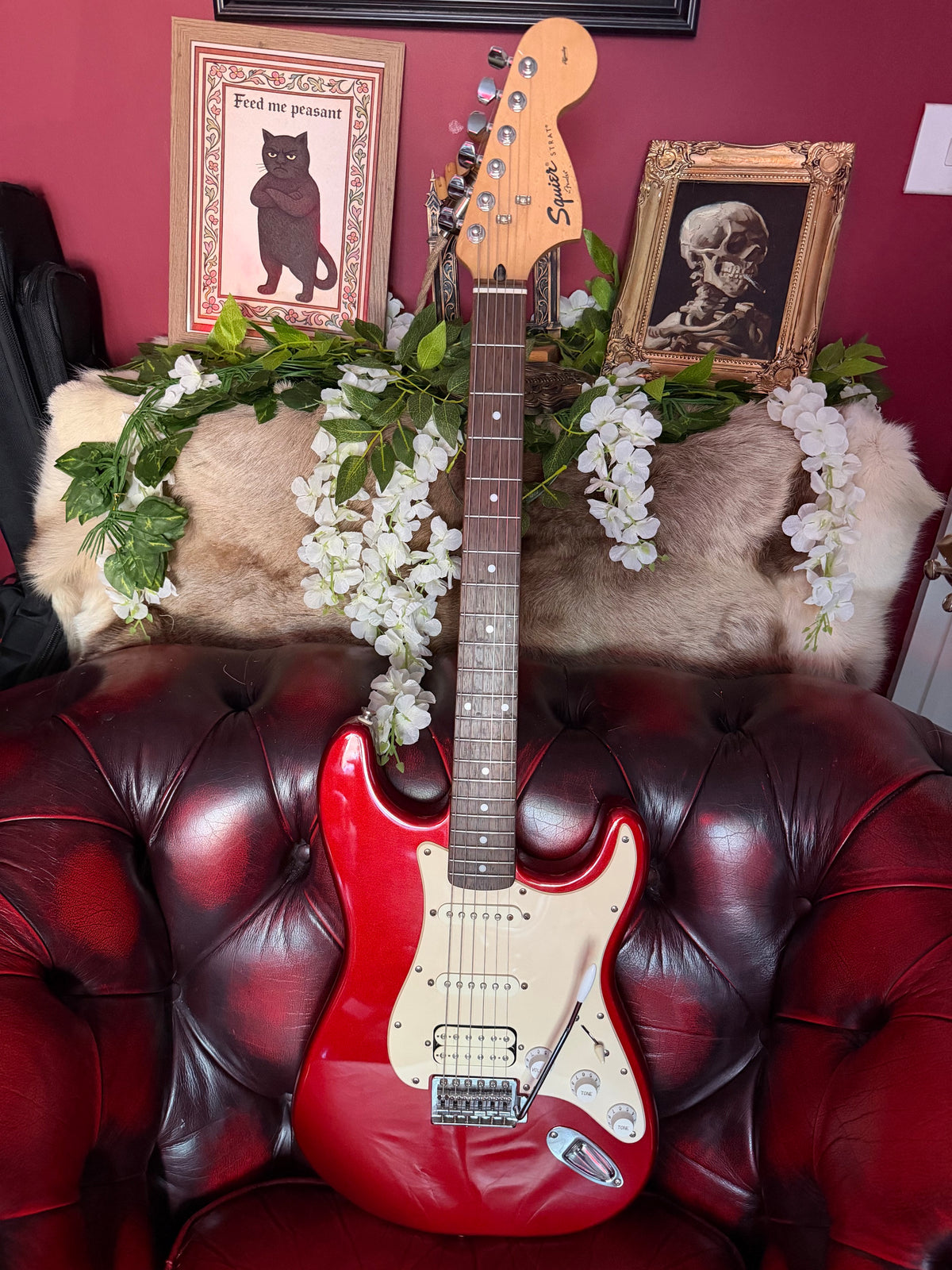 Valentine! - 2007 Squier Affinity Stratocaster HSS in Metallic Red