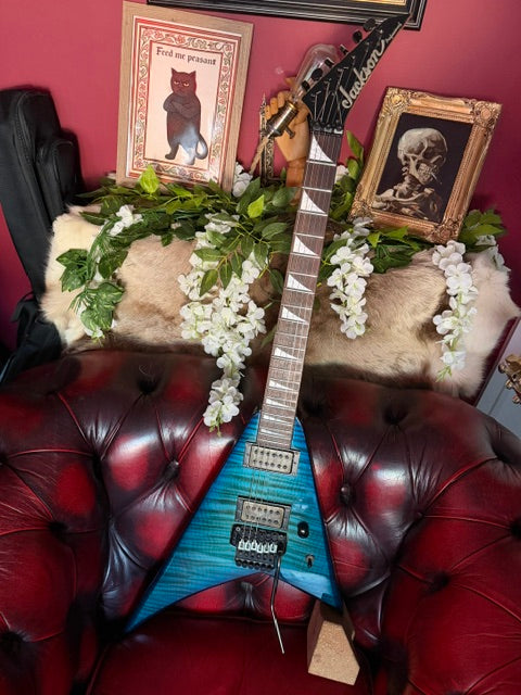 Poseidon! - 1996 Jackson Rhoads RR3 Professional MIJ in Transparent Blue