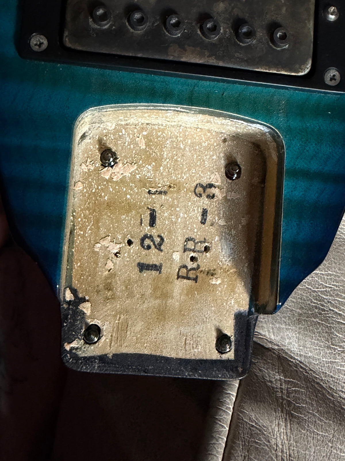 Poseidon! - 1996 Jackson Rhoads RR3 Professional MIJ in Transparent Blue