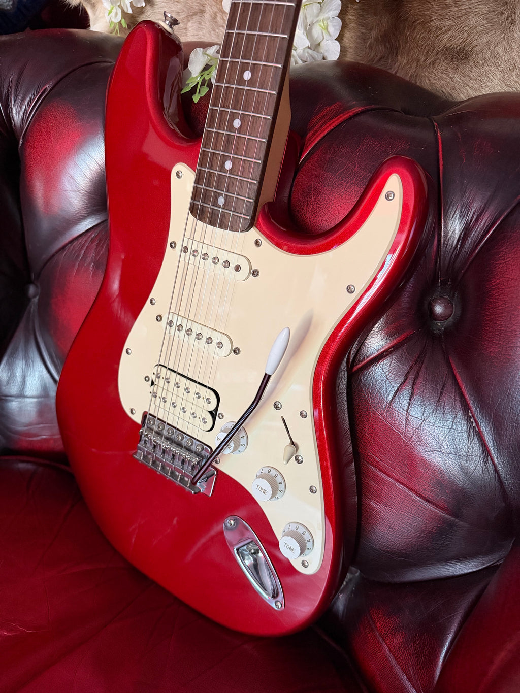 Valentine! - 2007 Squier Affinity Stratocaster HSS in Metallic Red