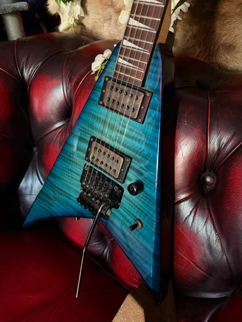 Poseidon! - 1996 Jackson Rhoads RR3 Professional MIJ in Transparent Blue