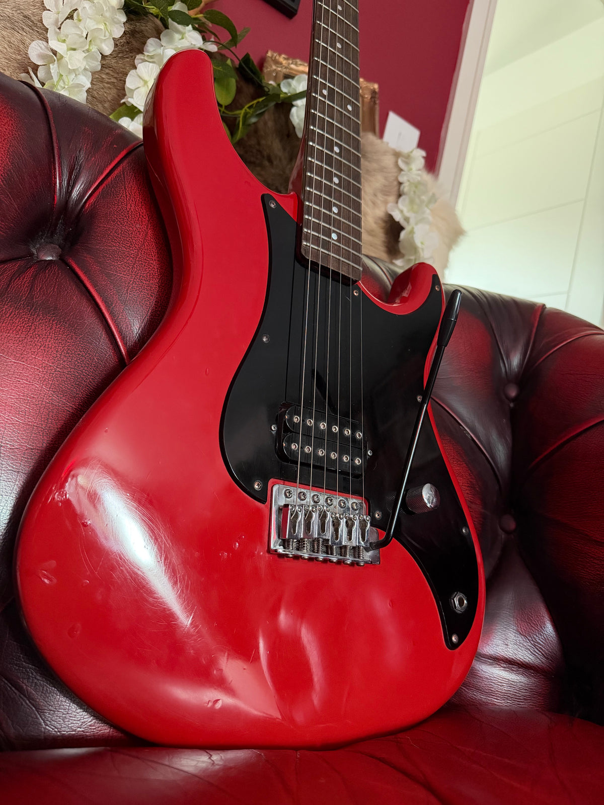 Vinnie! - Yamaha SE110, 1986 Early Production Made in Taiwan, Candy Apple Red