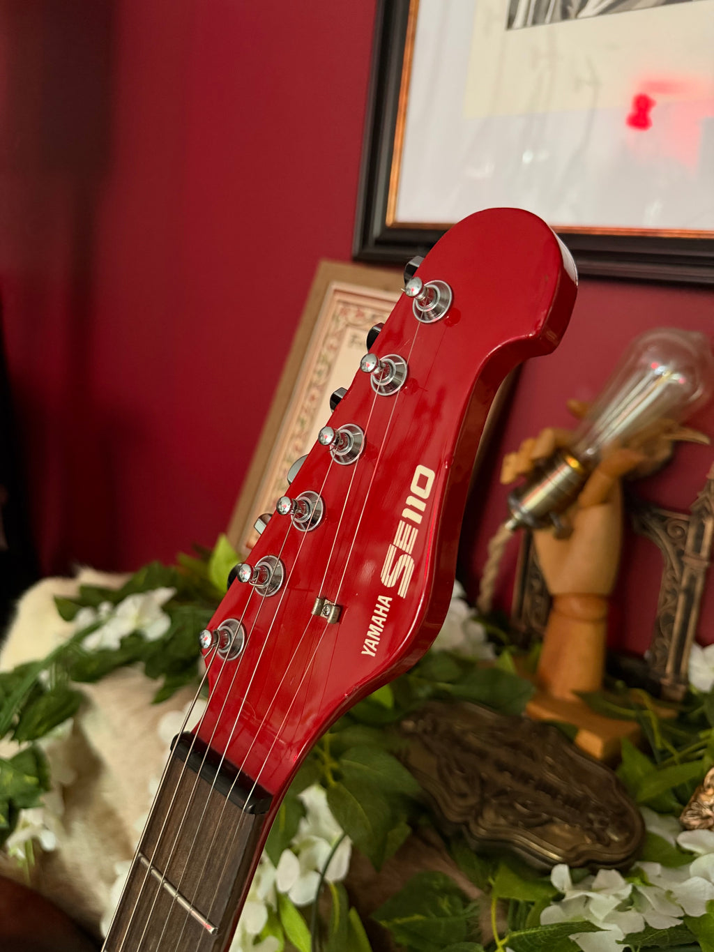 Vinnie! - Yamaha SE110, 1986 Early Production Made in Taiwan, Candy Apple Red