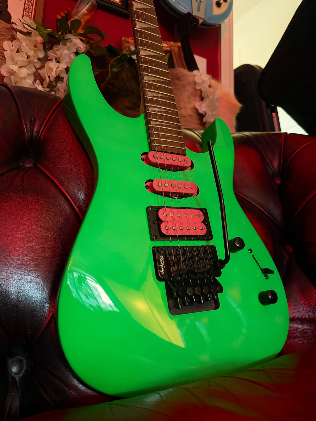 Geiger! - Jackson X Series Dinky DK3XR HSS | Neon Green | 2021