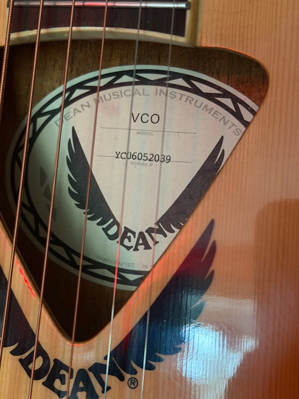 Valkyrie! - Dean VCO-NT V-Coustic - Natural - Circa 2006