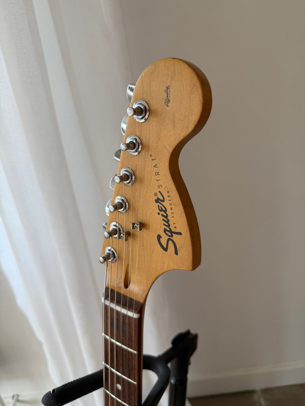 Stevie! - Squier 20th Anniversary Stratocaster • 2002 • Aged Cream