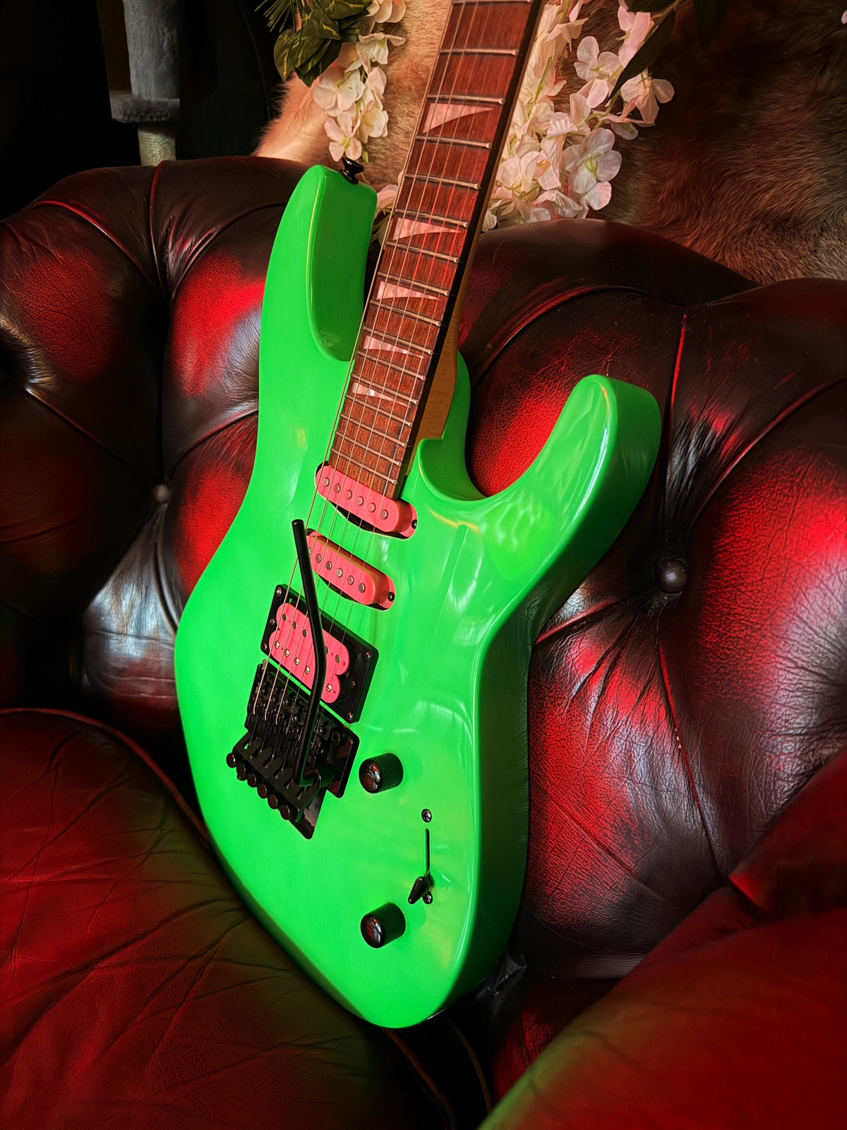 Geiger! - Jackson X Series Dinky DK3XR HSS | Neon Green | 2021