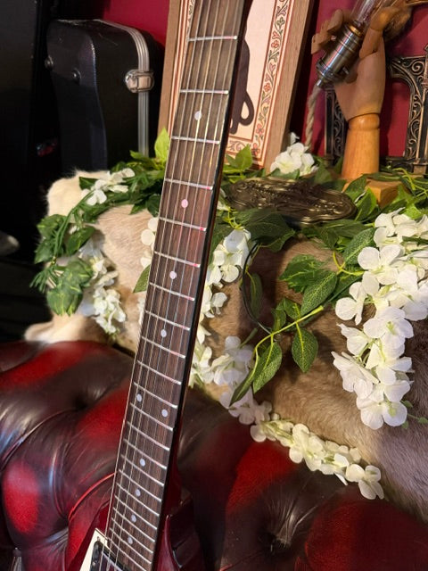 Moriarty! - c.1972–75 Japanese FujiGen Flying V | 2387 / Rocket Roll Family | Transparent Cherry