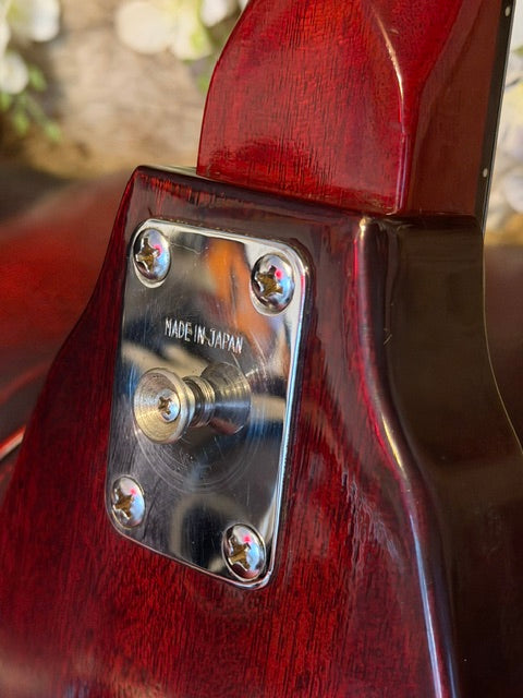 Moriarty! - c.1972–75 Japanese FujiGen Flying V | 2387 / Rocket Roll Family | Transparent Cherry