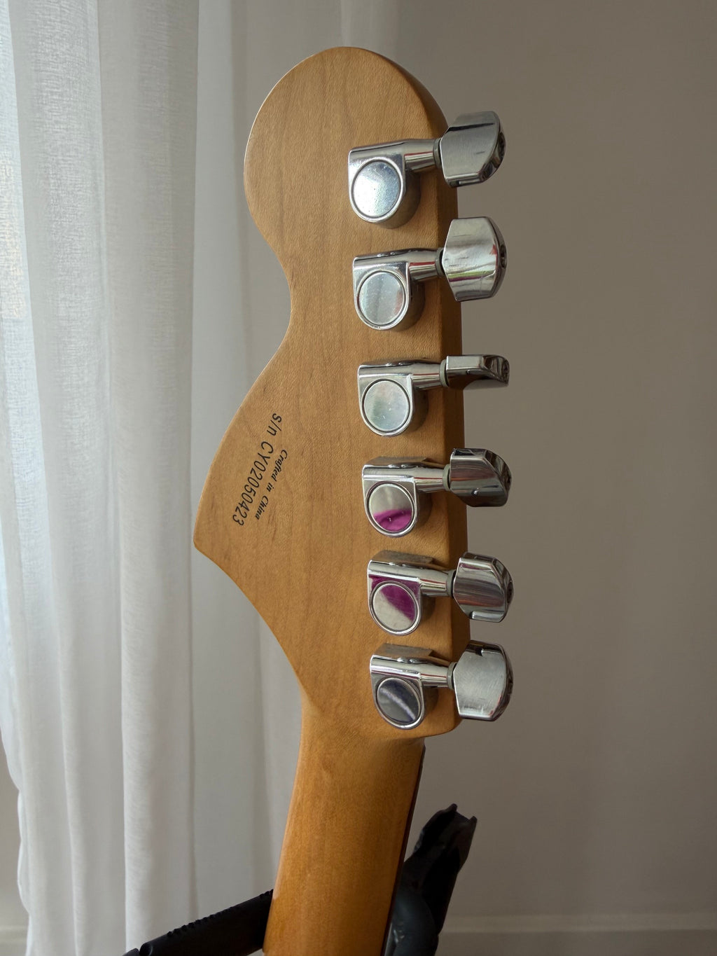 Stevie! - Squier 20th Anniversary Stratocaster • 2002 • Aged Cream